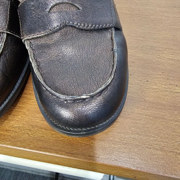 Men's Franco Sarto Dress Shoe Loafer Black Size 10 - Picture 11 of 11